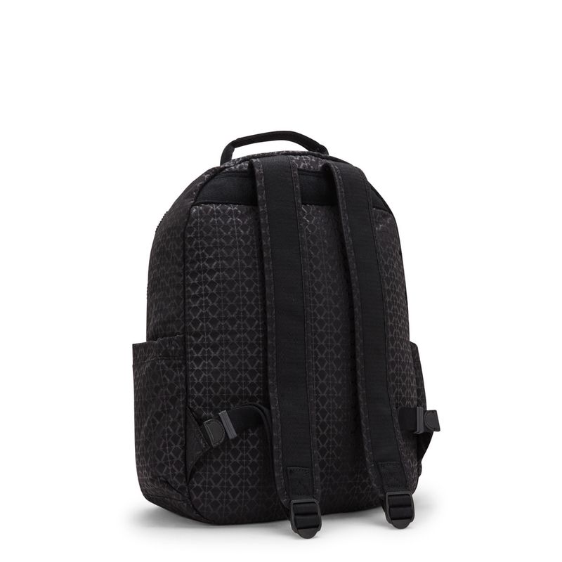 mochila-grande-kipling-seoul-signature-emb-ki4034k59