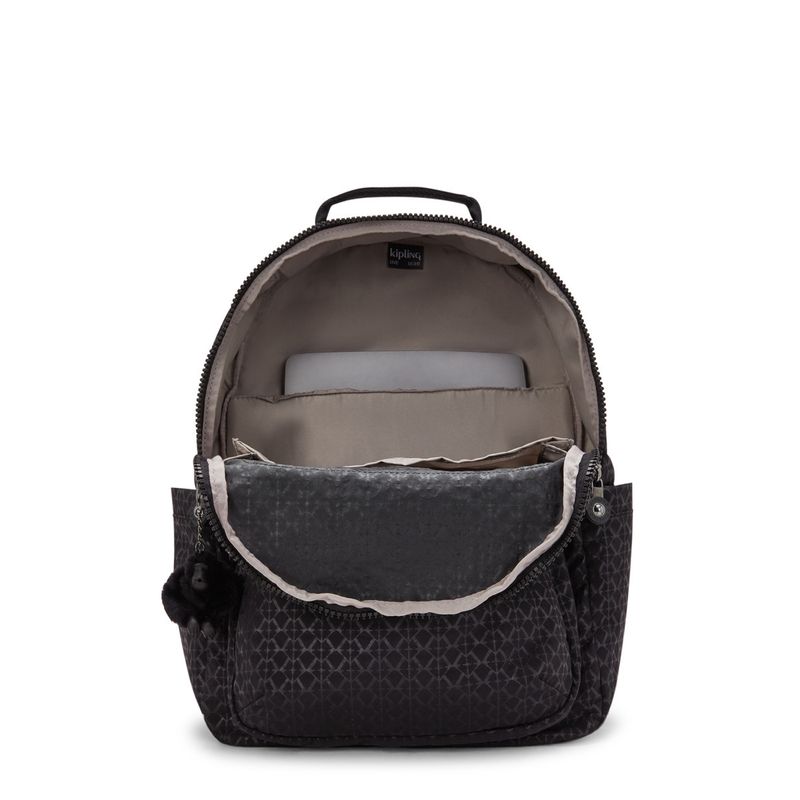 mochila-grande-kipling-seoul-signature-emb-ki4034k59