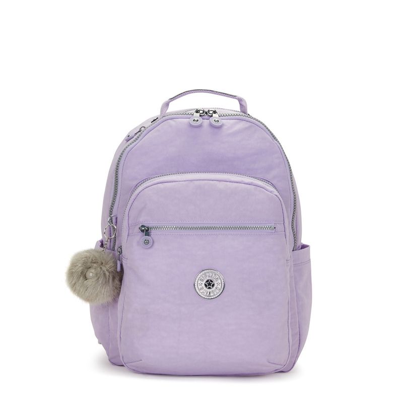 mochila-grande-kipling-seoul-bridal-lavender-ki5140r3l