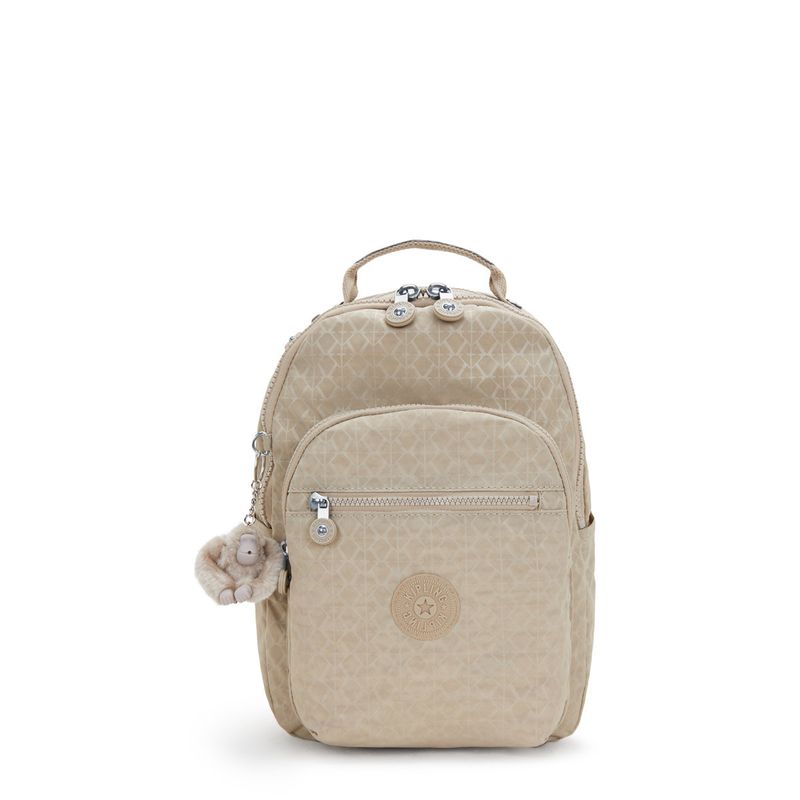 mochila-mediana-kipling-seoul-s-sign-beige-emb-ki378996a