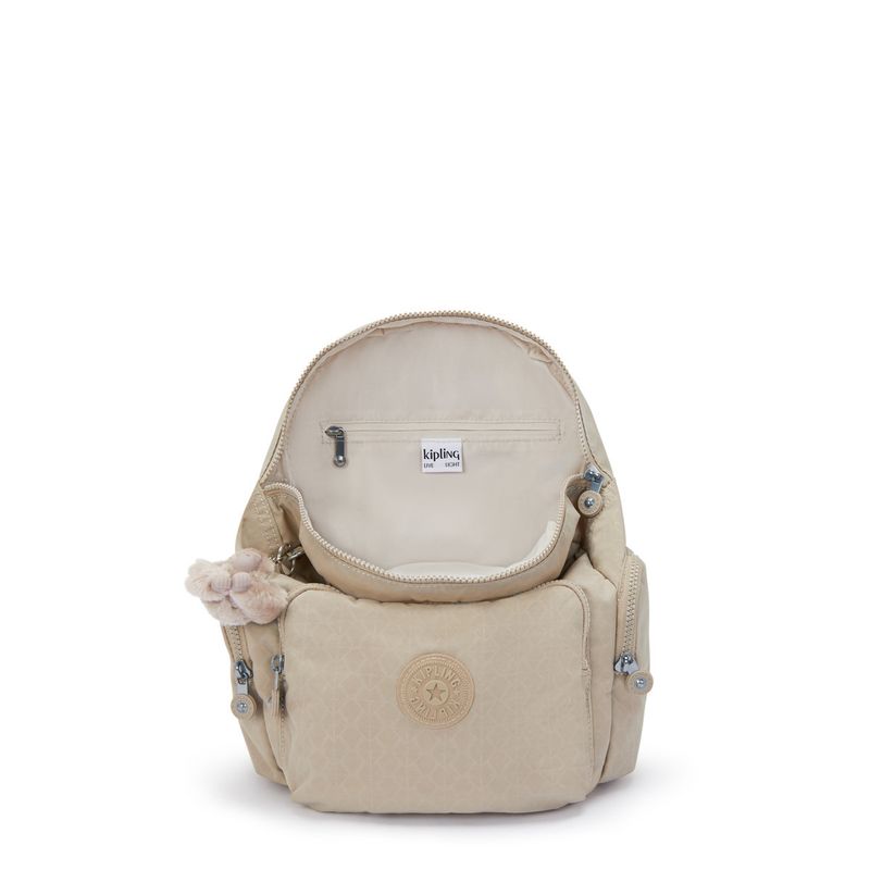 Kipling CITY ZIP MINI - Zaino - pure alabaster/beige