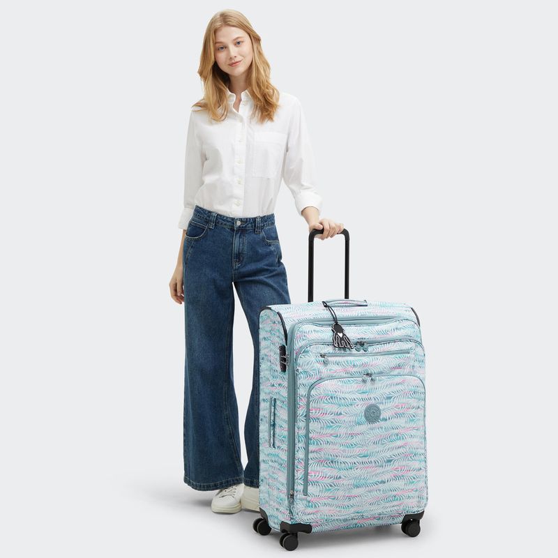 maleta-kipling-new-youri-spin-l-palmtree-leaves-ki76403qn