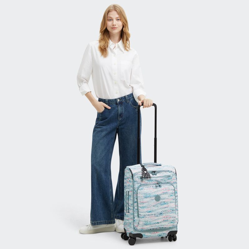 maleta-kipling-new-youri-spin-s-palmtree-leaves-ki79163qn