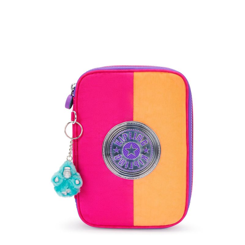 estuche-kipling-100-pens-chrpop-azl-pink-ki12112eo