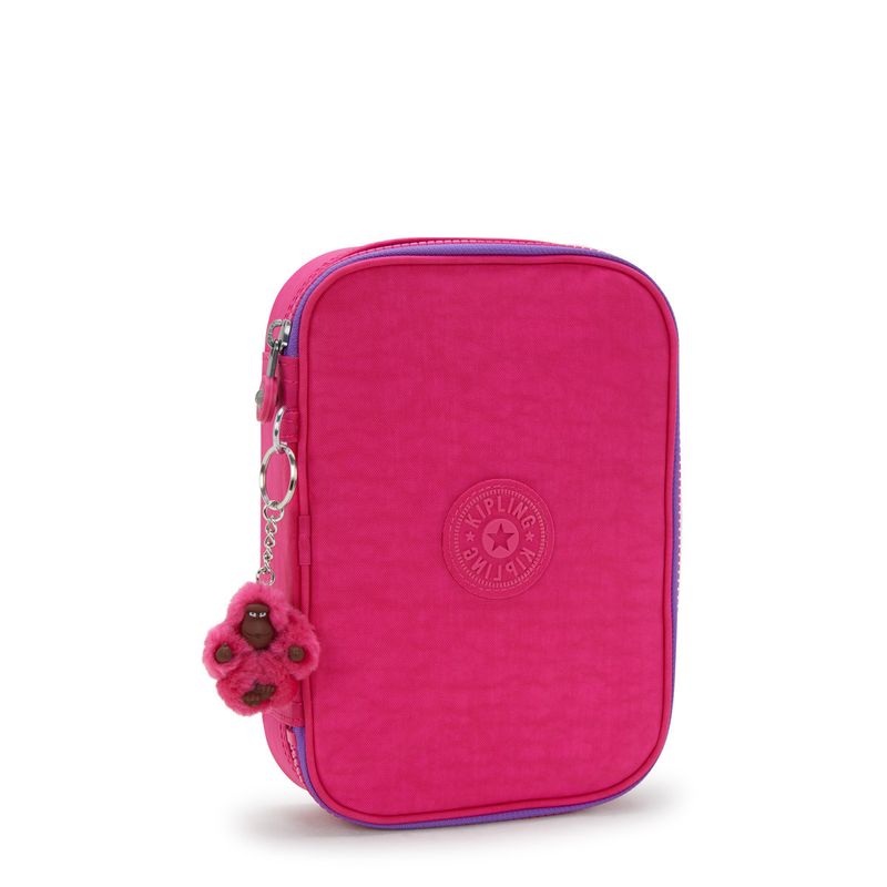 estuche-kipling-100-pens-azalea-pink-k0940575s