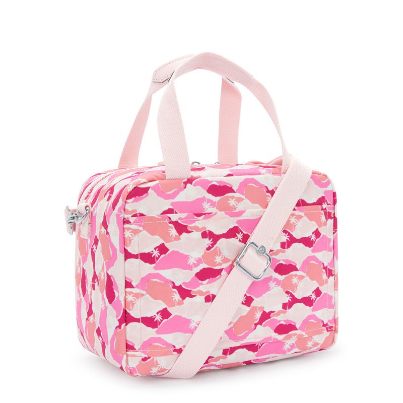 lonchera-kipling-miyo-pink-palm-ki29891bv