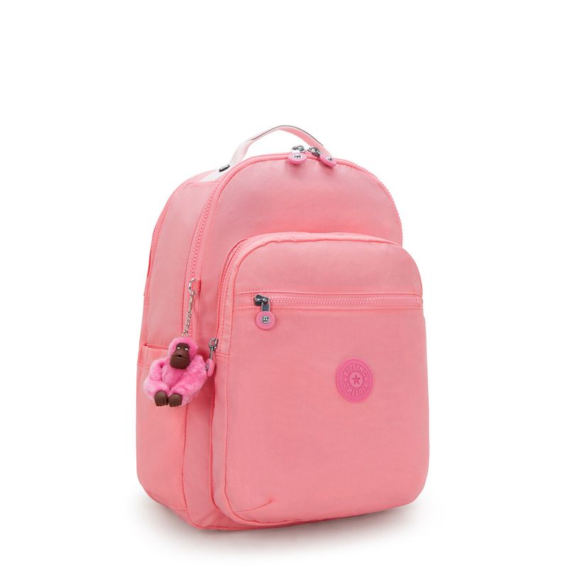 mochila-kipling-seoul-college-extra-coral-sea-ki635024o