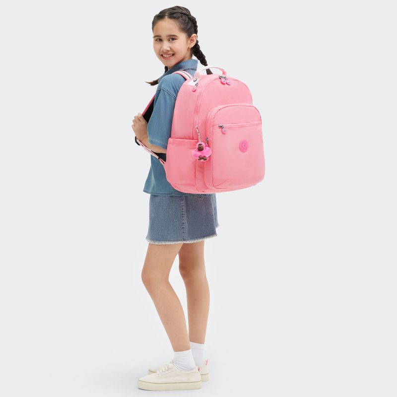 mochila-grande-kipling-seoul-coral-sea-ki514024o