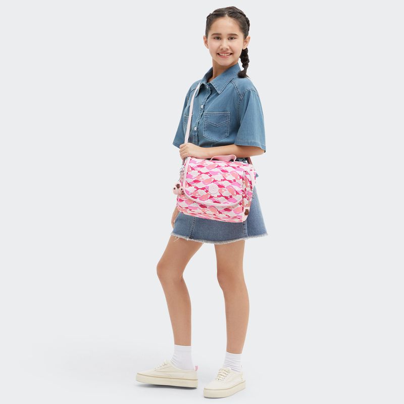 lonchera-kipling-new-kichirou-pink-palm-ki57491bv