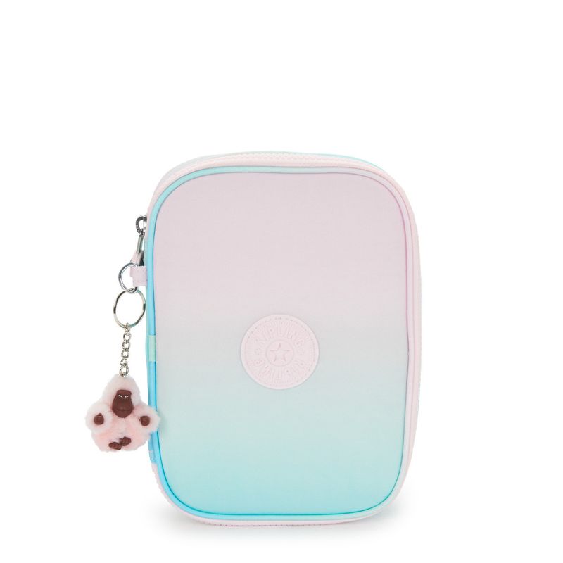 estuche-kipling-100-pens-gradient-sea-ki297463u