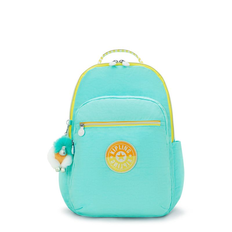 mochila-grande-kipling-seoul-poppy-aqua-c-ki43550ph