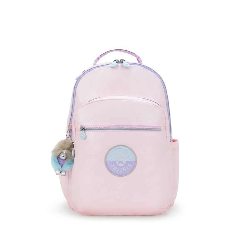 mochila-grande-kipling-seoul-sea-pink-met-c-ki46270tn