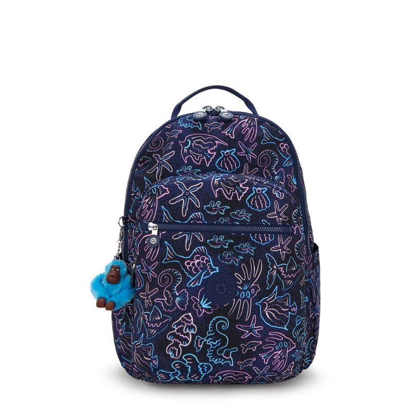mochila-kipling-seoul-college-extra-disco-fish-ki61014fk