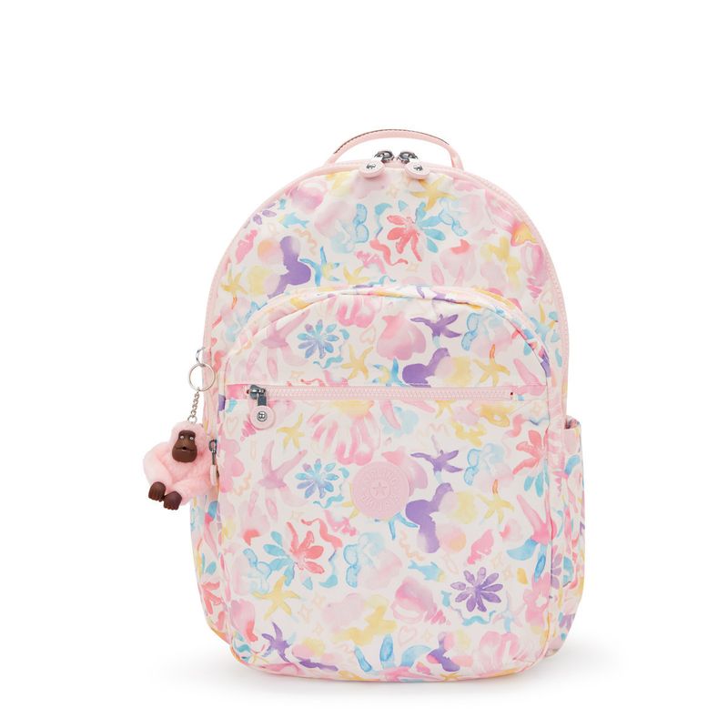 mochila-kipling-seoul-xl-aqua-sea-ki71614es