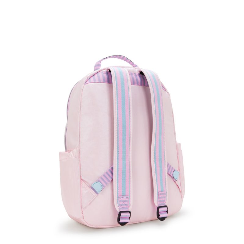 mochila-grande-kipling-seoul-sea-pink-met-c-ki46270tn