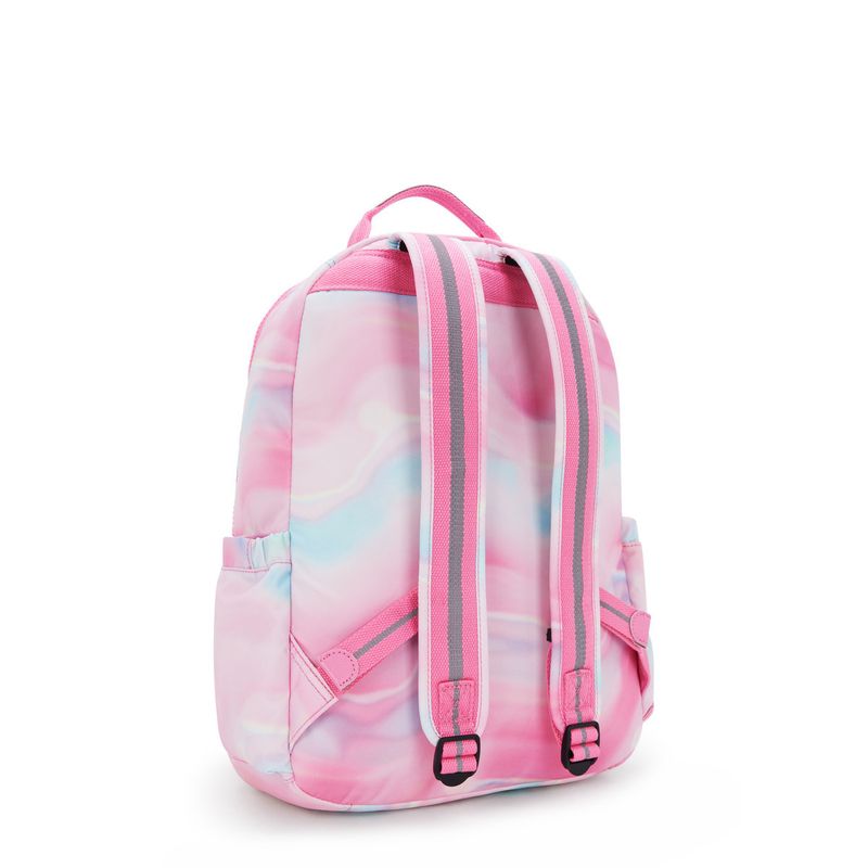 mochila-grande-kipling-seoul-rose-glow-ki48513bu