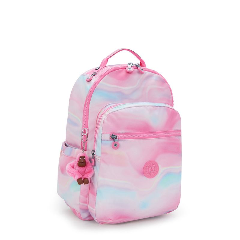 mochila-grande-kipling-seoul-rose-glow-ki48513bu