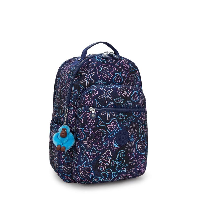 mochila-kipling-seoul-college-extra-disco-fish-ki61014fk