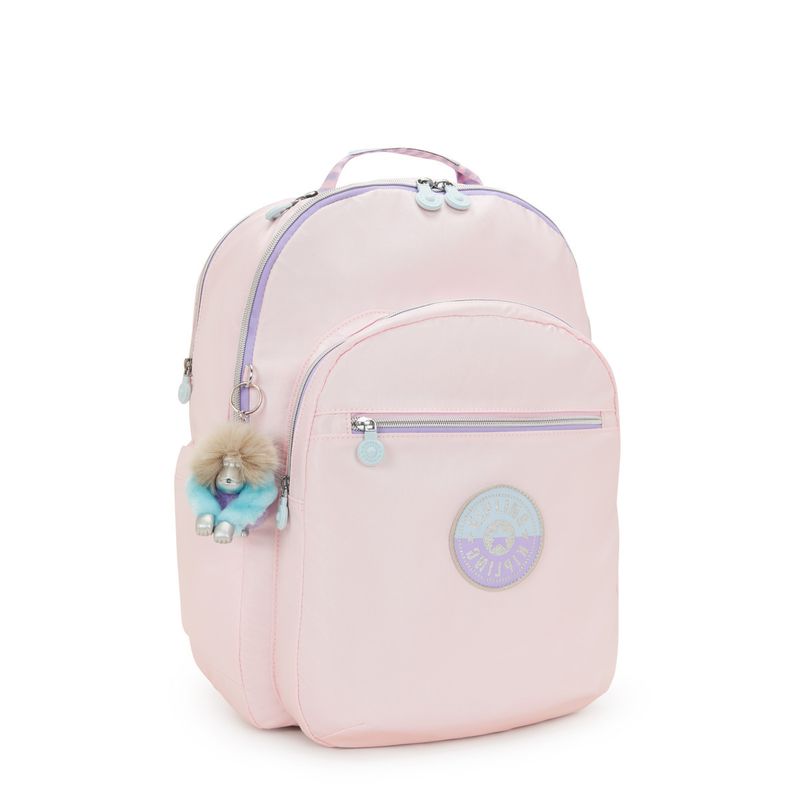 mochila-kipling-seoul-xl-sea-pink-met-c-ki54050tn