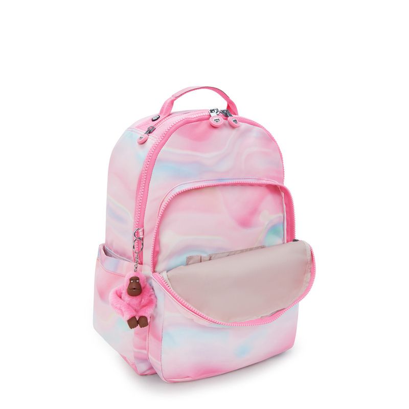 mochila-grande-kipling-seoul-rose-glow-ki48513bu