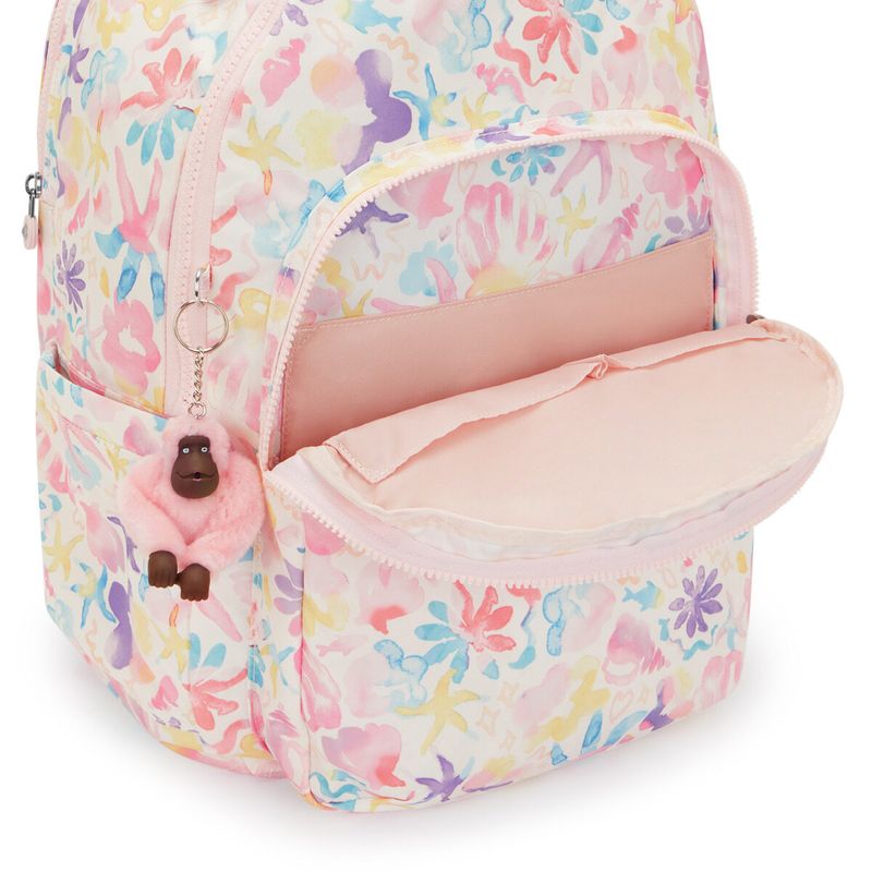 mochila-kipling-seoul-xl-aqua-sea-ki71614es