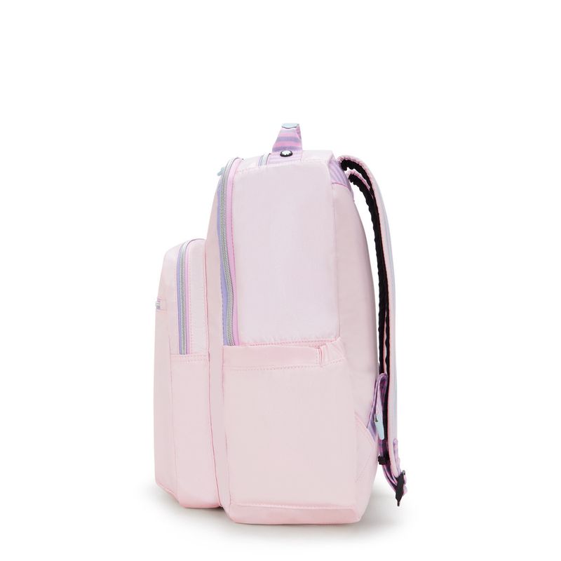 mochila-grande-kipling-seoul-sea-pink-met-c-ki46270tn