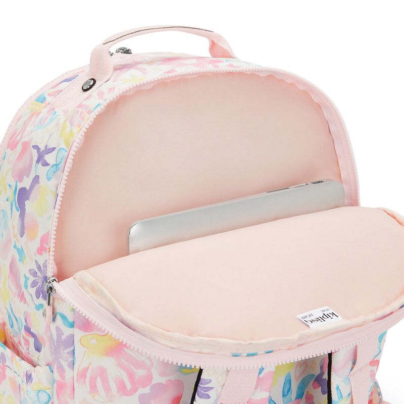mochila-kipling-seoul-xl-aqua-sea-ki71614es