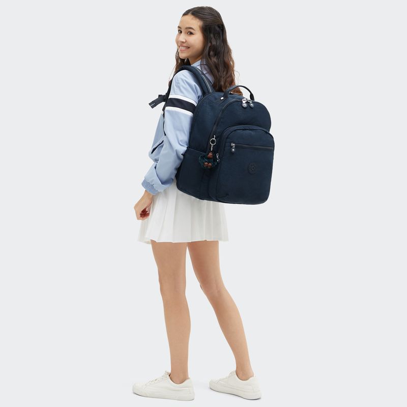 mochila-kipling-seoul-college-extra-true-blue-tonal-ki63504dx